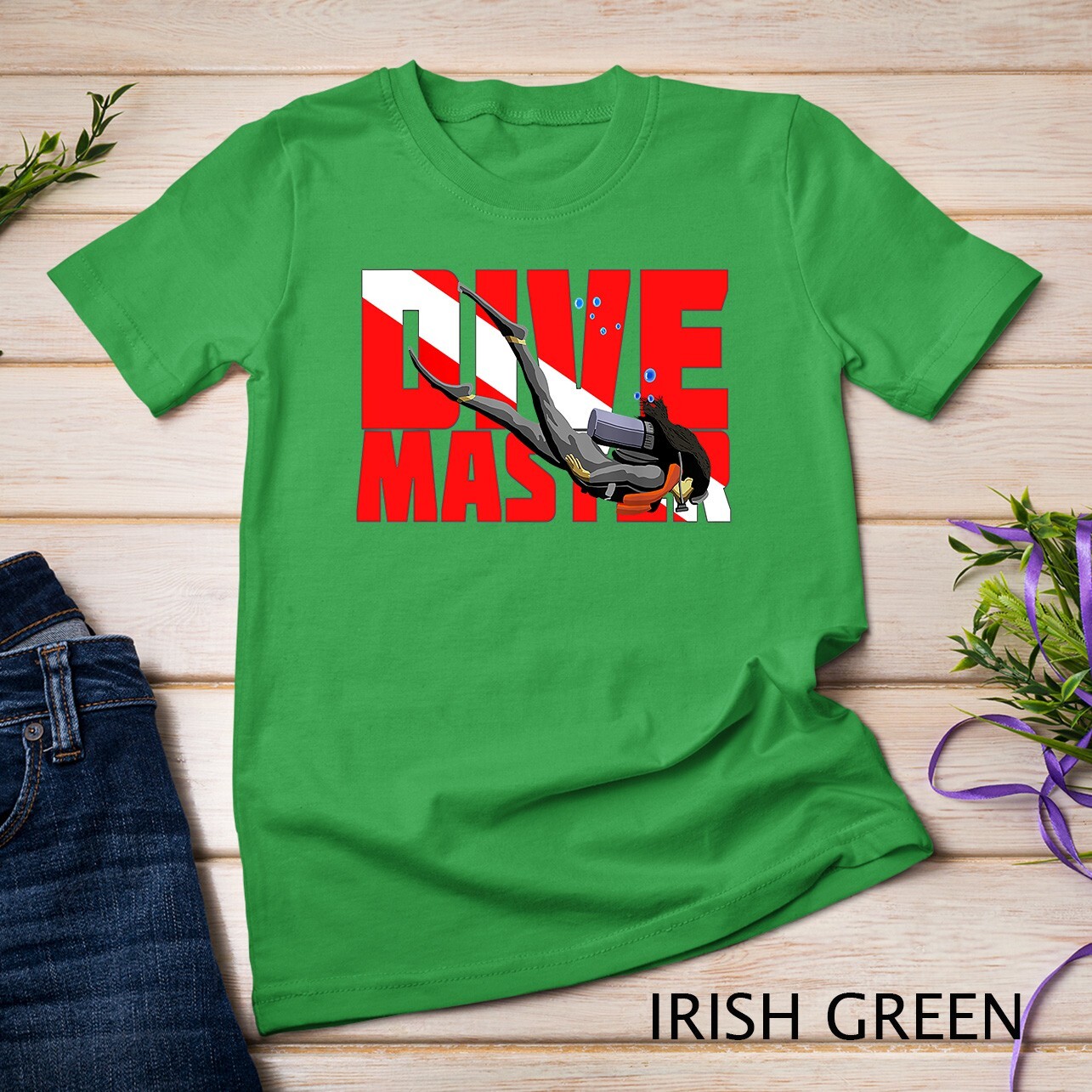 Woman Scuba Diving Dive Master T-Shirt Unisex T-shirt gallery