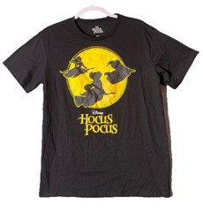 Disney Hocus Pocus Black And Yellow Sanderson Sisters T Shirt Men’s Size Medium
