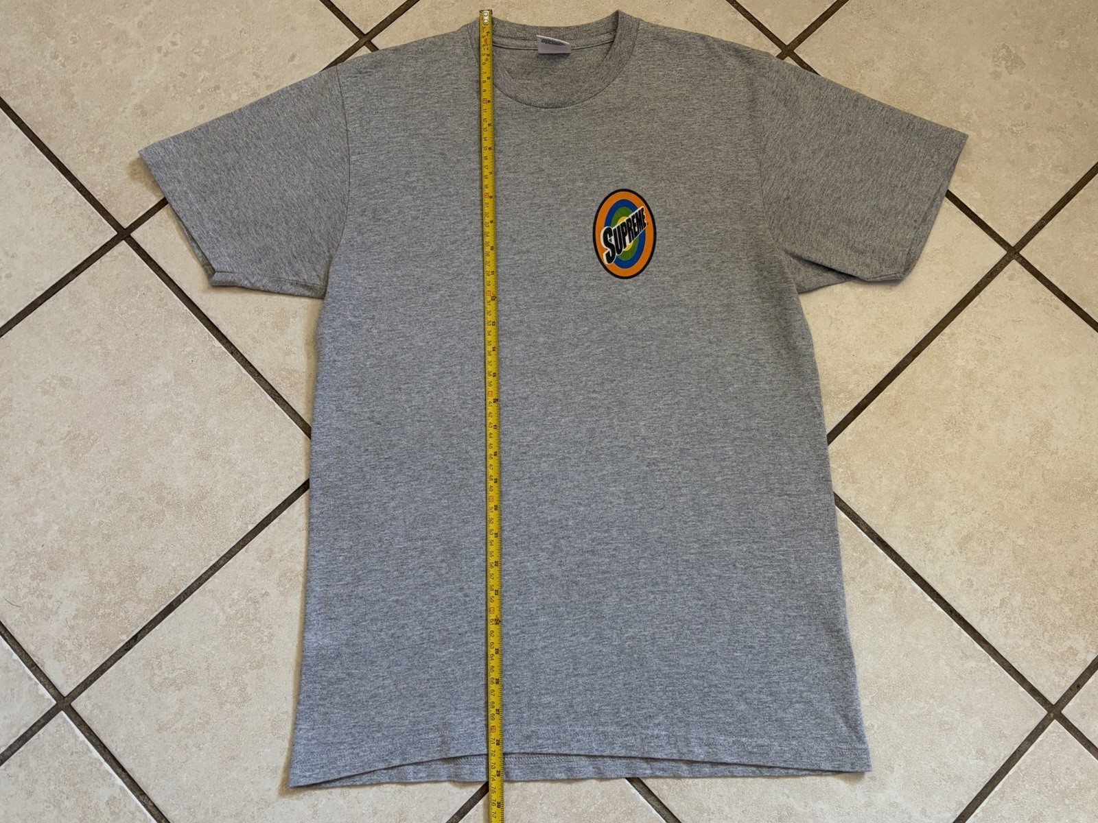 Supreme SS16 Spin Logo Grey T-Shirt Mens Size Medium Tide Laundry Bogo Box Logo gallery