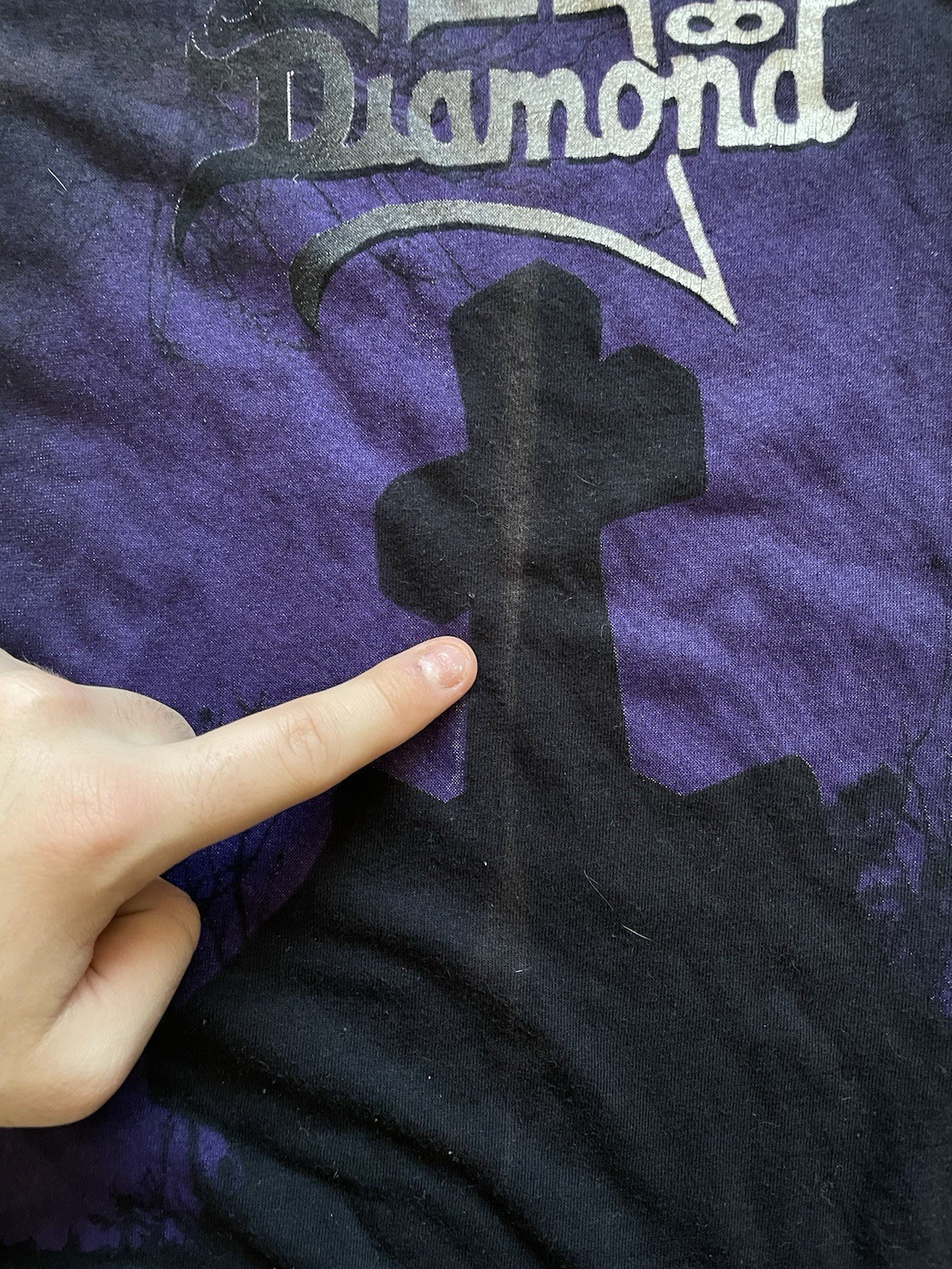 Vintage 1996 King Diamond Graveyard T-Shirt Size L Single Stich Screen Star 90’s gallery