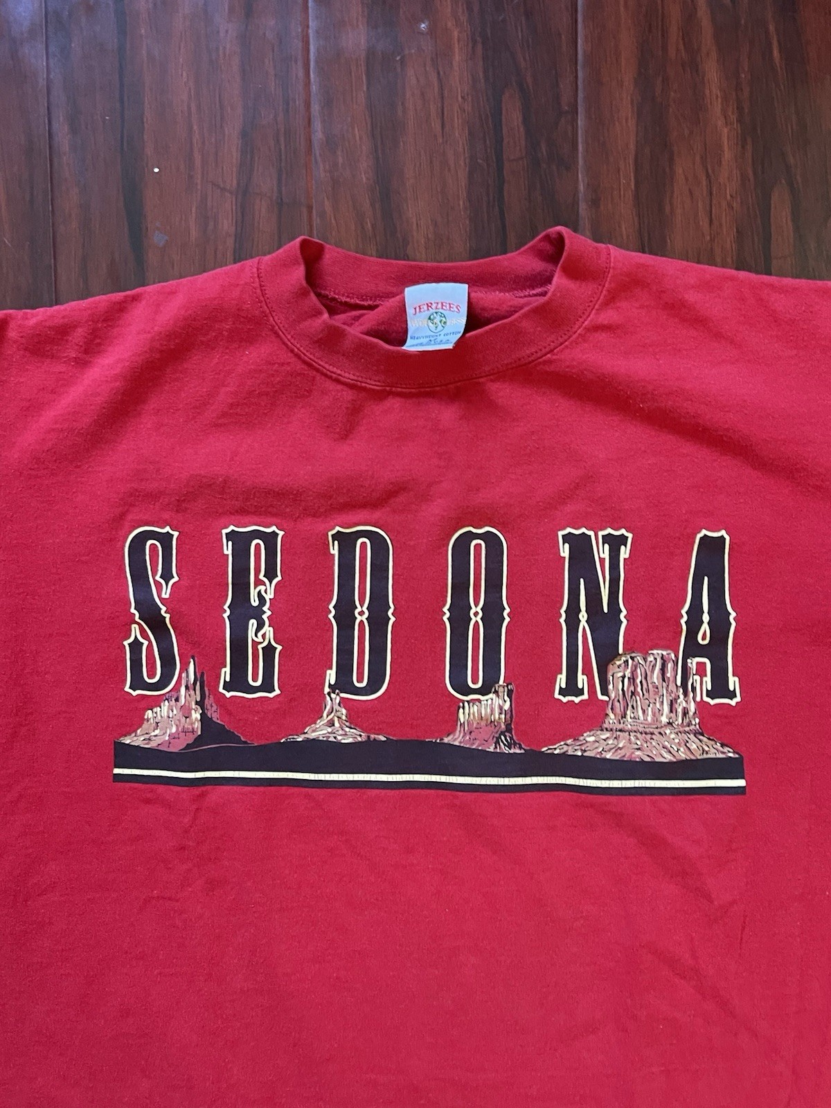 Sedona Arizona Tee Shirt Red Vintage Single Stitch Made In USA Men’s Size Medium gallery