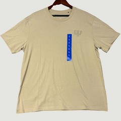Gap Men’s L Beige Short Sleeve Crew Neck T-Shirt K1209