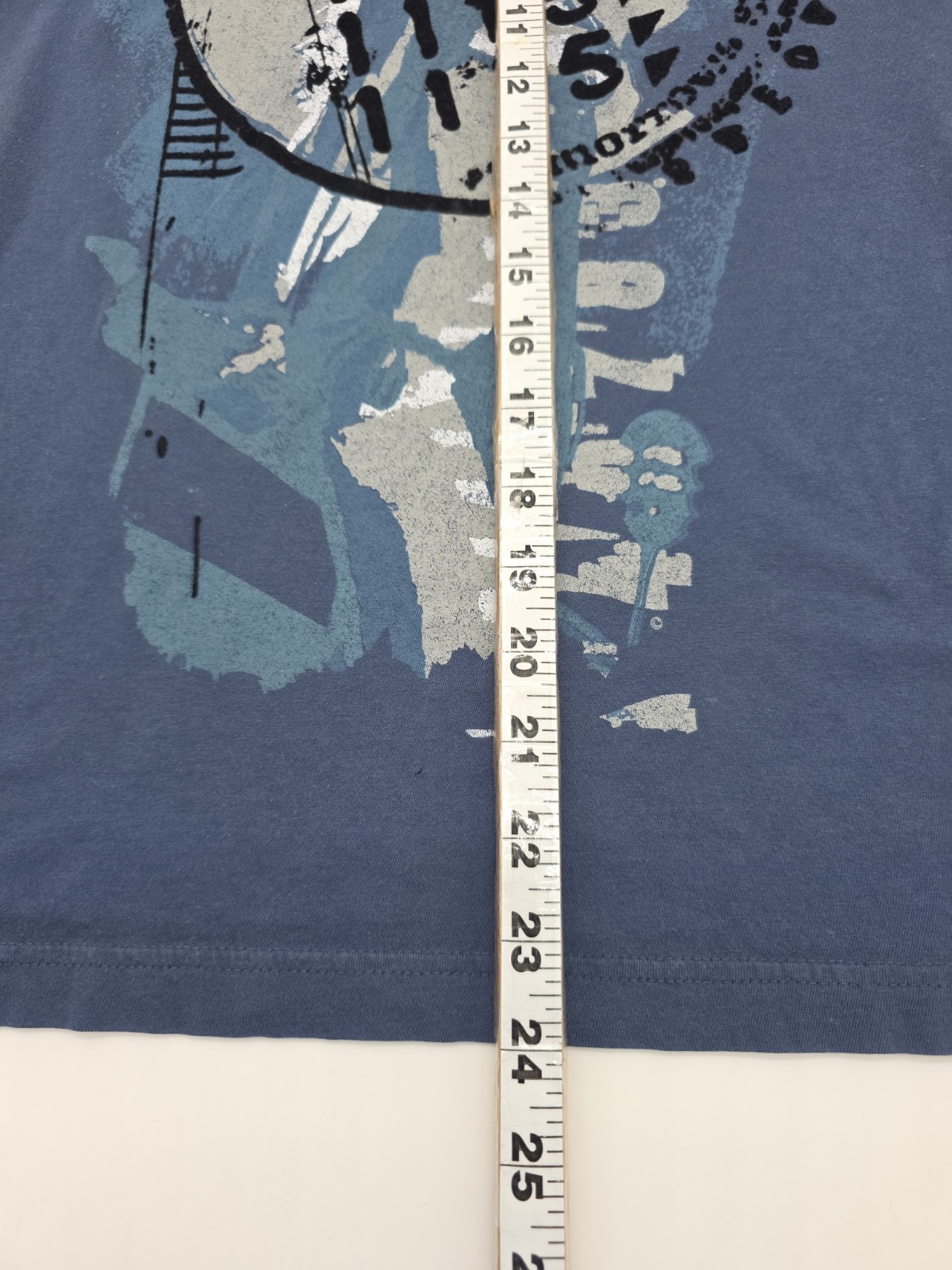 Express T-Shirt Men XS Graphic Blue Tee.#46813 gallery