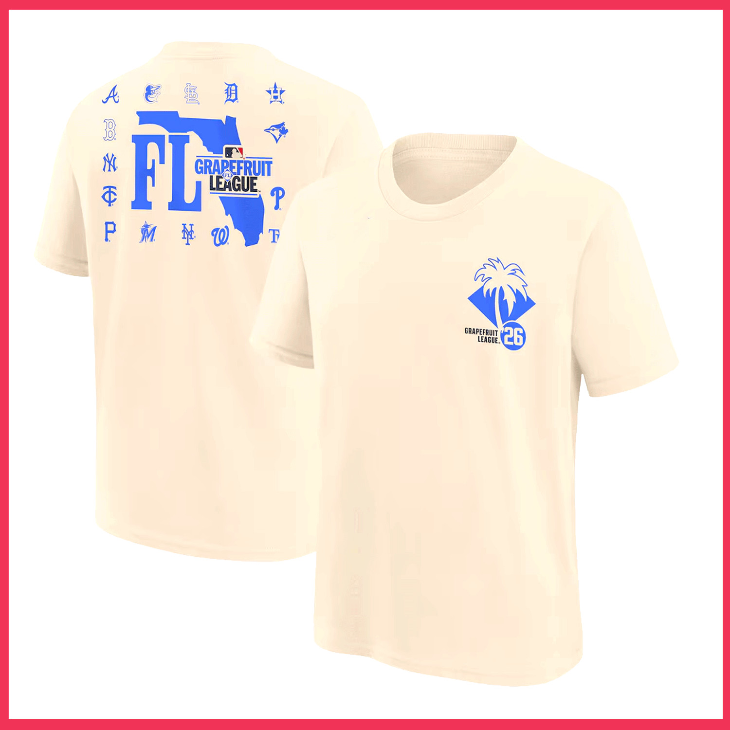 SALE HOT - 2026 Spring Training Grapefruit League and Cactus League T-Shirt gallery