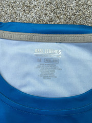 Reel Legends Shirt Men Medium Blue Marlin Reel-Tec Fishing SPF 50 New With Tags
