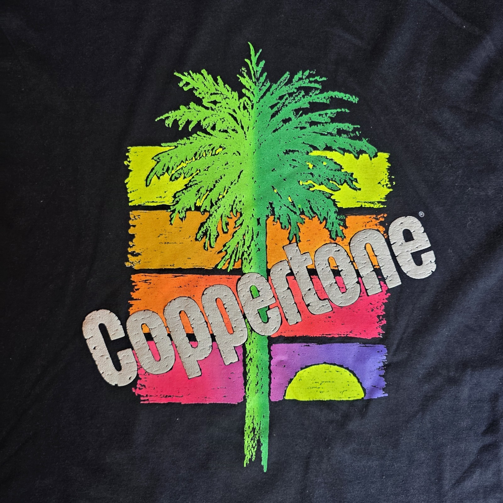 Coppertone Vintage single stitch Surf Aesthetic Tee Shirt sz L gallery