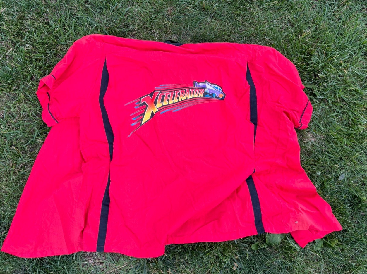 Knott’s Berry Farm T-Shirt Xcellerator Roller Coaster Enthusiast Men’s Large Red gallery