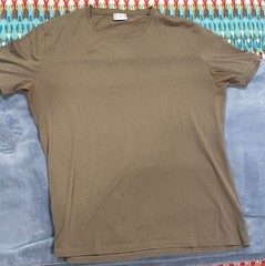 ASKET Lightweight T-Shirt Men’s Medium Taupe – SUPIMA Cotton – Excellent Conditi
