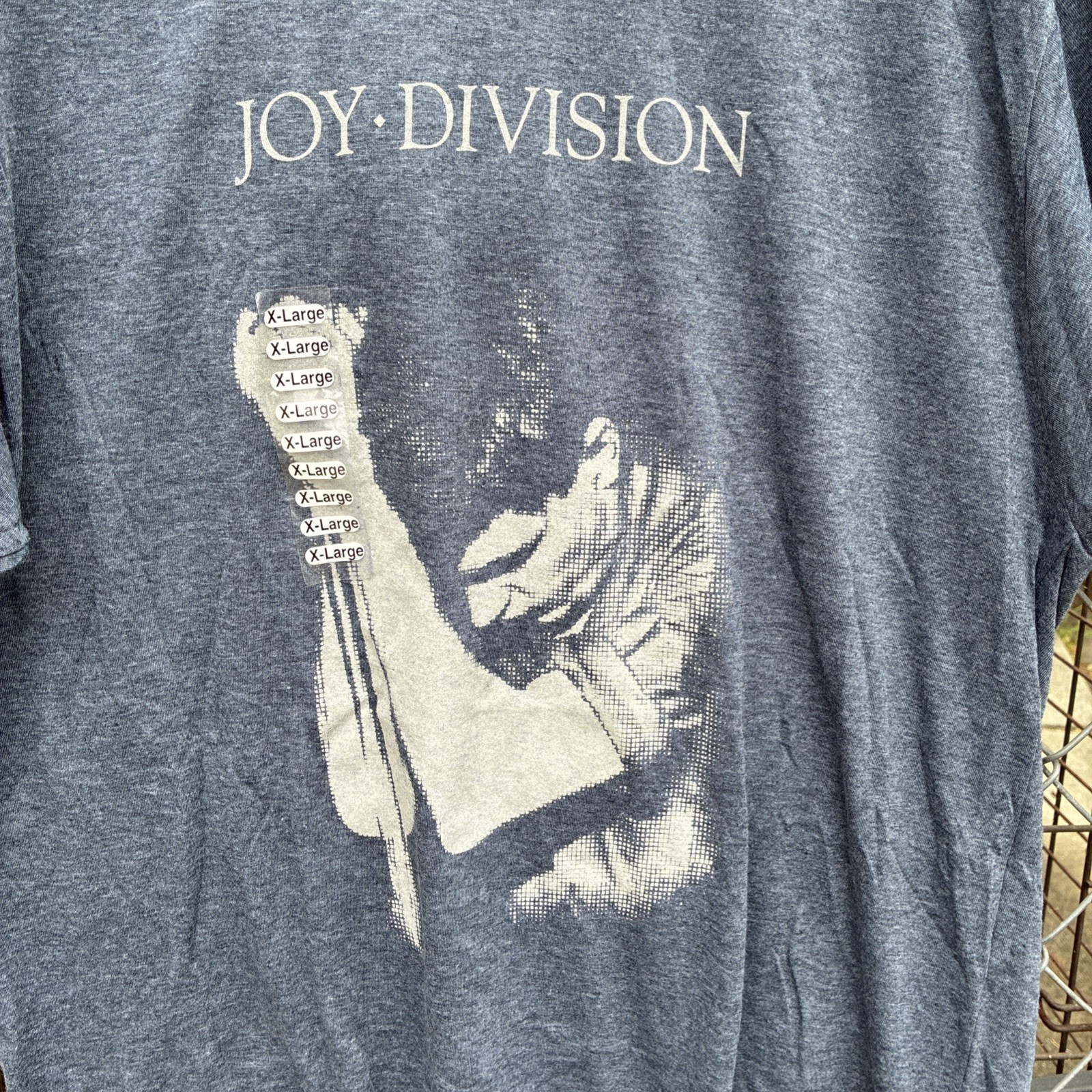 Joy Division band T shirt Ian Curtis post punk graphic tee size XL NWT Amoeba gallery