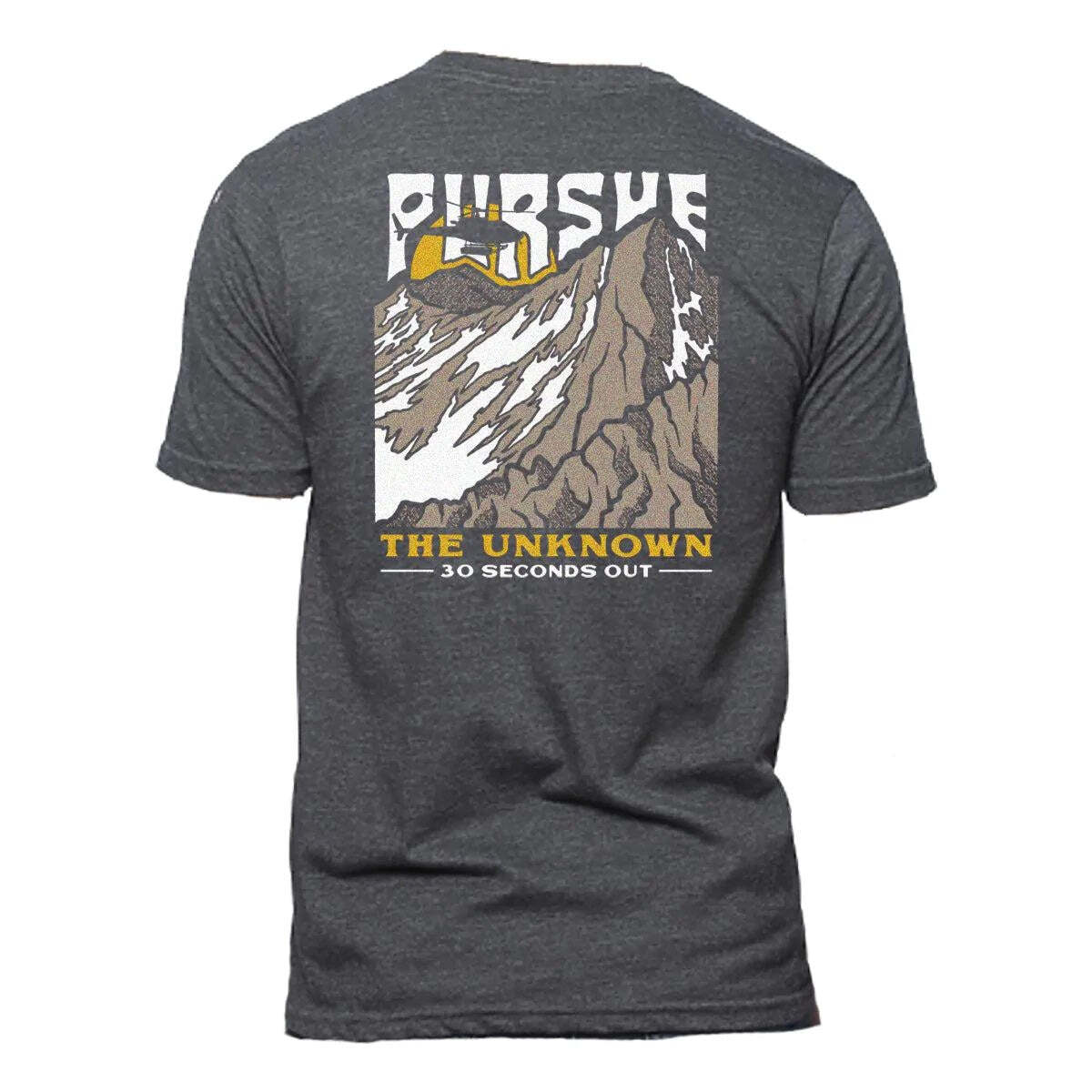 NEW Thirty Seconds Out Pursue the Unknown Mountains T-Shirt gallery
