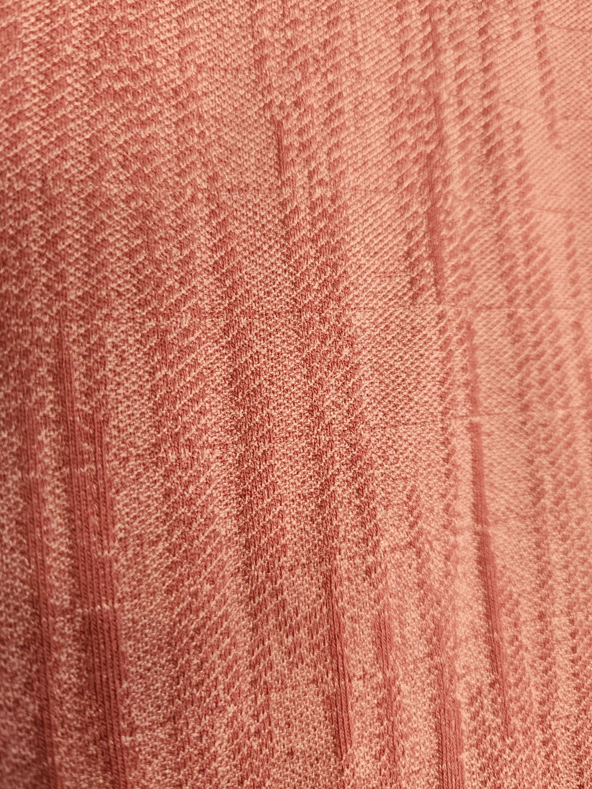 Zara Textured Knit Short Sleeve Crew Neck Shirt in Mauve Size M gallery