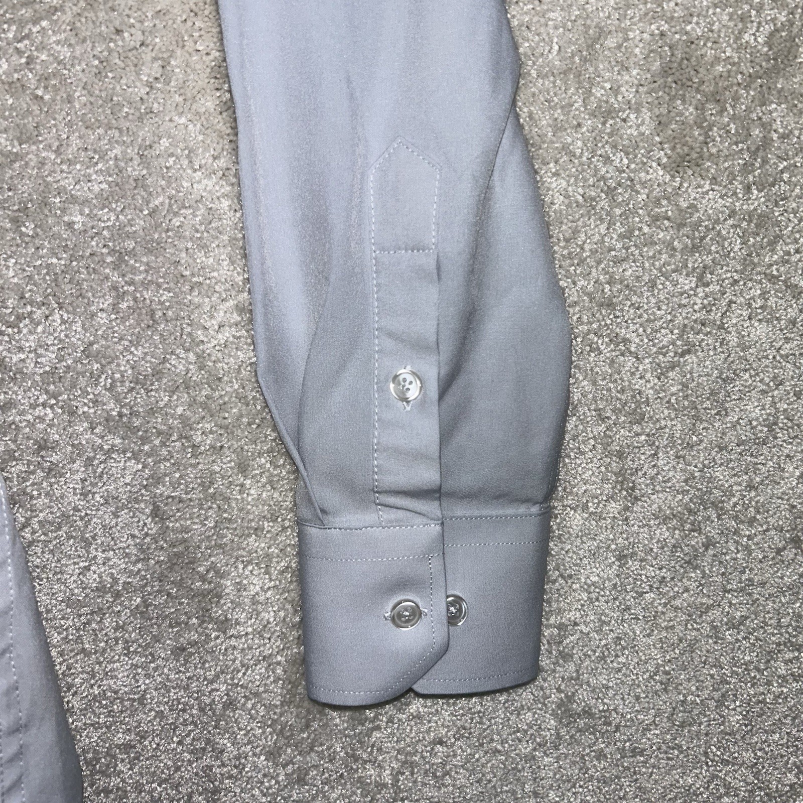 State & Liberty Athletic The Javier Pale Blue Spread Collar Stretch Button Shirt gallery