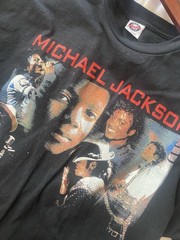 MICHAEL JACKSON . MAJOR BRAND . Black Graphic T-Shirt Adult Size XL