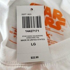 Star Wars Squadrons – Alliance – Large Vanguard T-Shirt – Hot Topic – White
