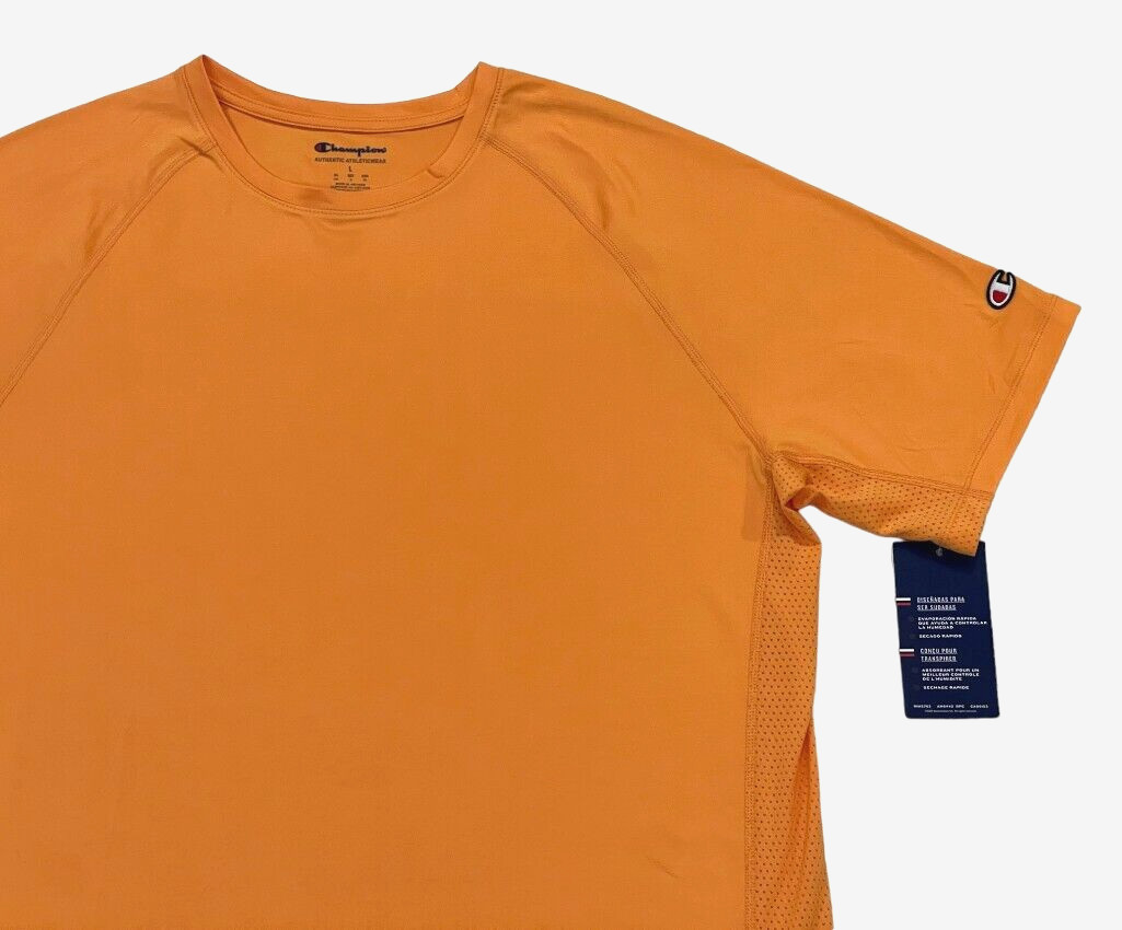 Champion Wicking Double Dry Crewneck Short Sleeves Mesh Graphic Tee T Shirt XXL gallery