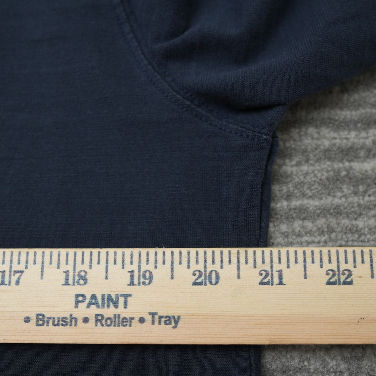 Kirkland Men’s Pima Cotton Tee T Shirt Blue Used Medium Stain gallery