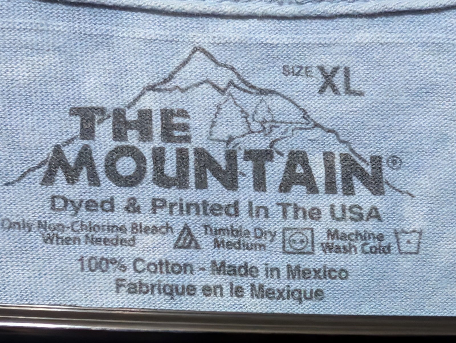 The Mountain Mens T-shirt Blue "White Tiger Of Bengal Cubs Retired Logo XL #6107 gallery