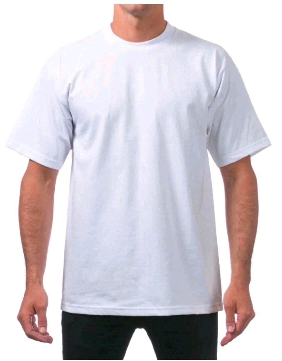 3 PACK PRO CLUB MENS HEAVYWEIGHT TEE SHIRT PLAIN SHORTH SLEEVE PROCLUB M - L gallery