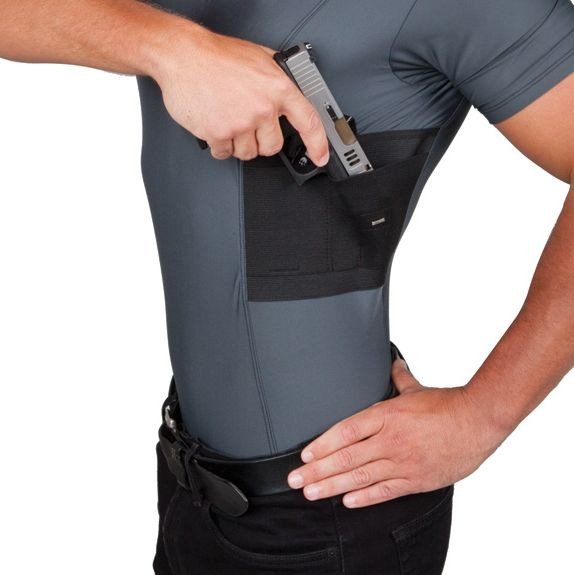 Men’s Concealed Carry V-Neck Tee – PRICE DROP!