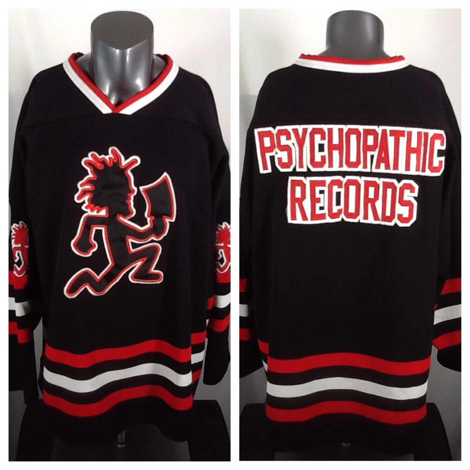 Vintage ICP Psychopathic Hockey Jersey Black US2130