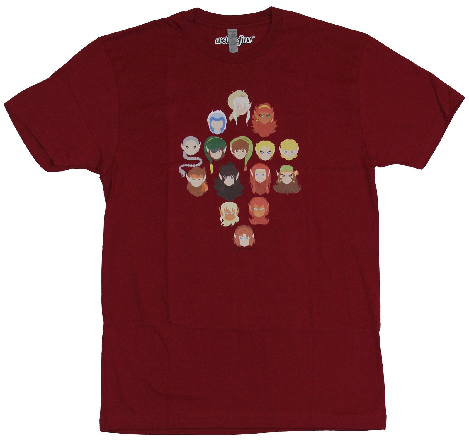 Elfquest Adult New T-Shirt - Stylized 15 Wolfrider & More Character Head Pic gallery