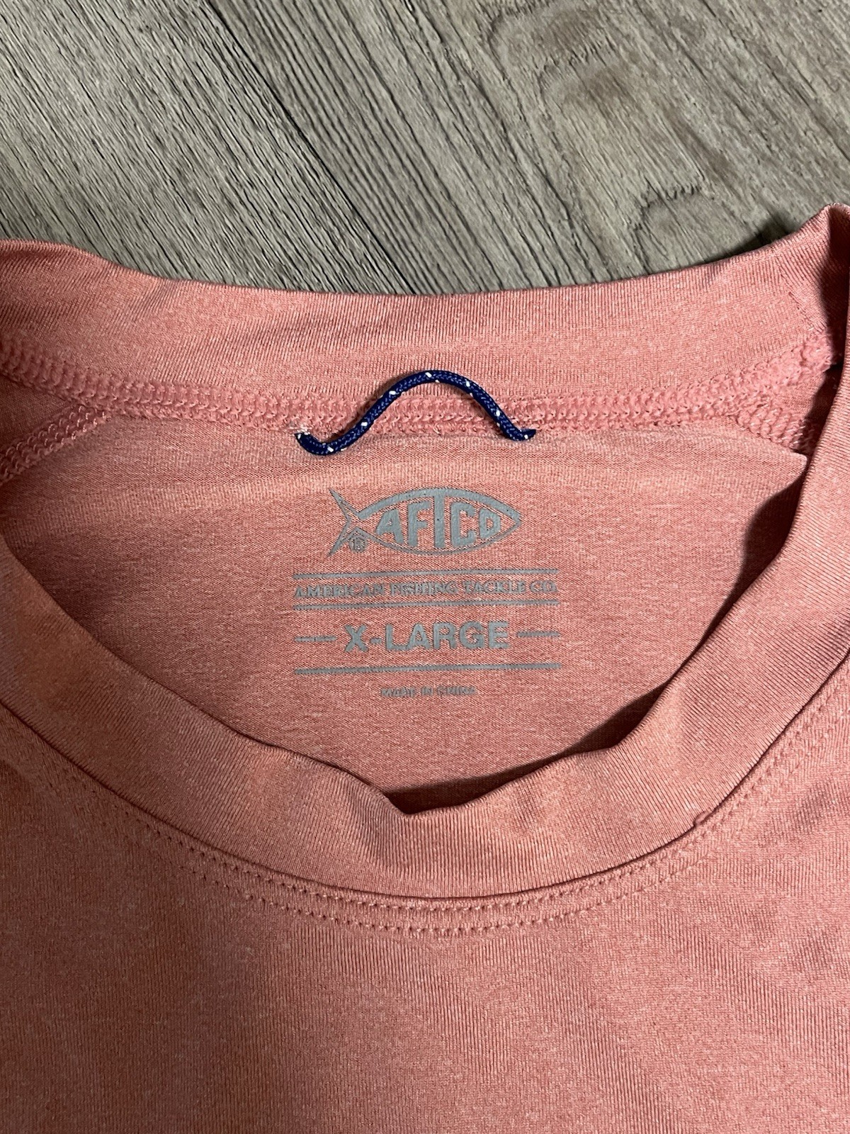 AFTCO Samurai 2 Performance Fishing Shirt in a coral pink color Size XL gallery