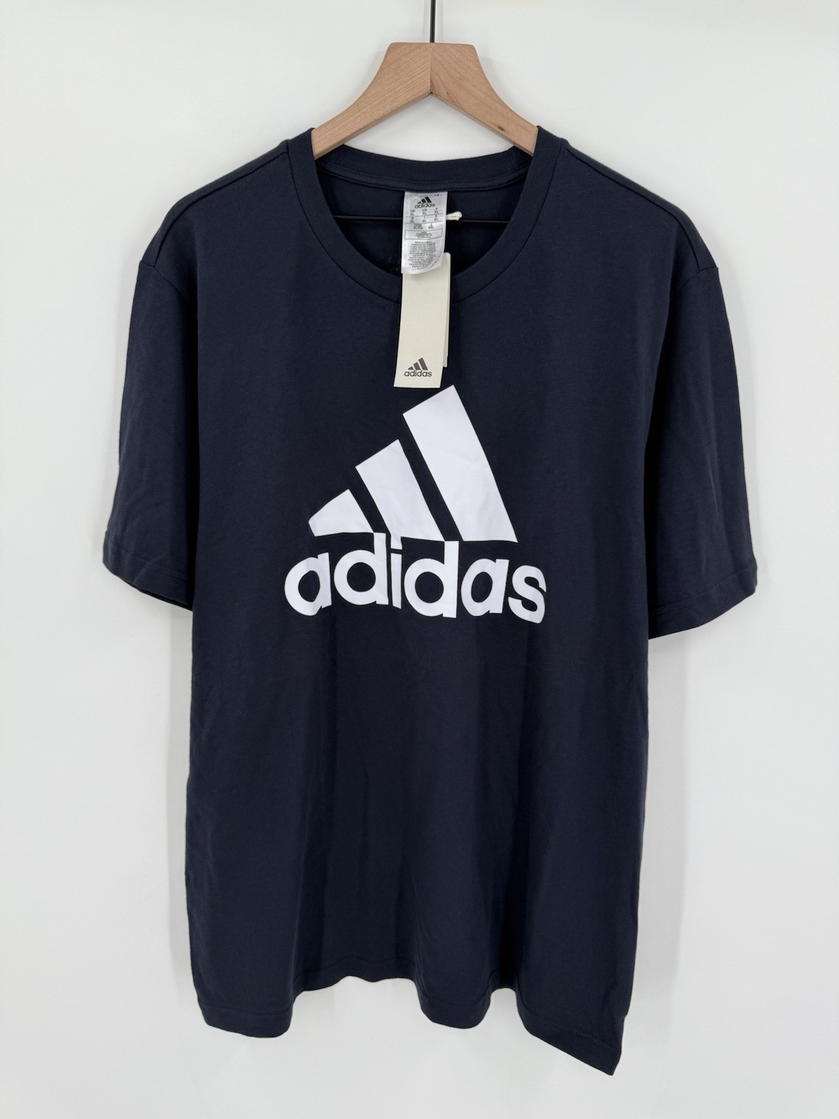 NEW Adidas Premium Print Shirt Men’s XL Blue Multisport Logo Graphic Print Tee