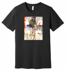 Beatles (Black) – Hand Drawn Artwork – 100% Ringspun Cotton T-Shirt