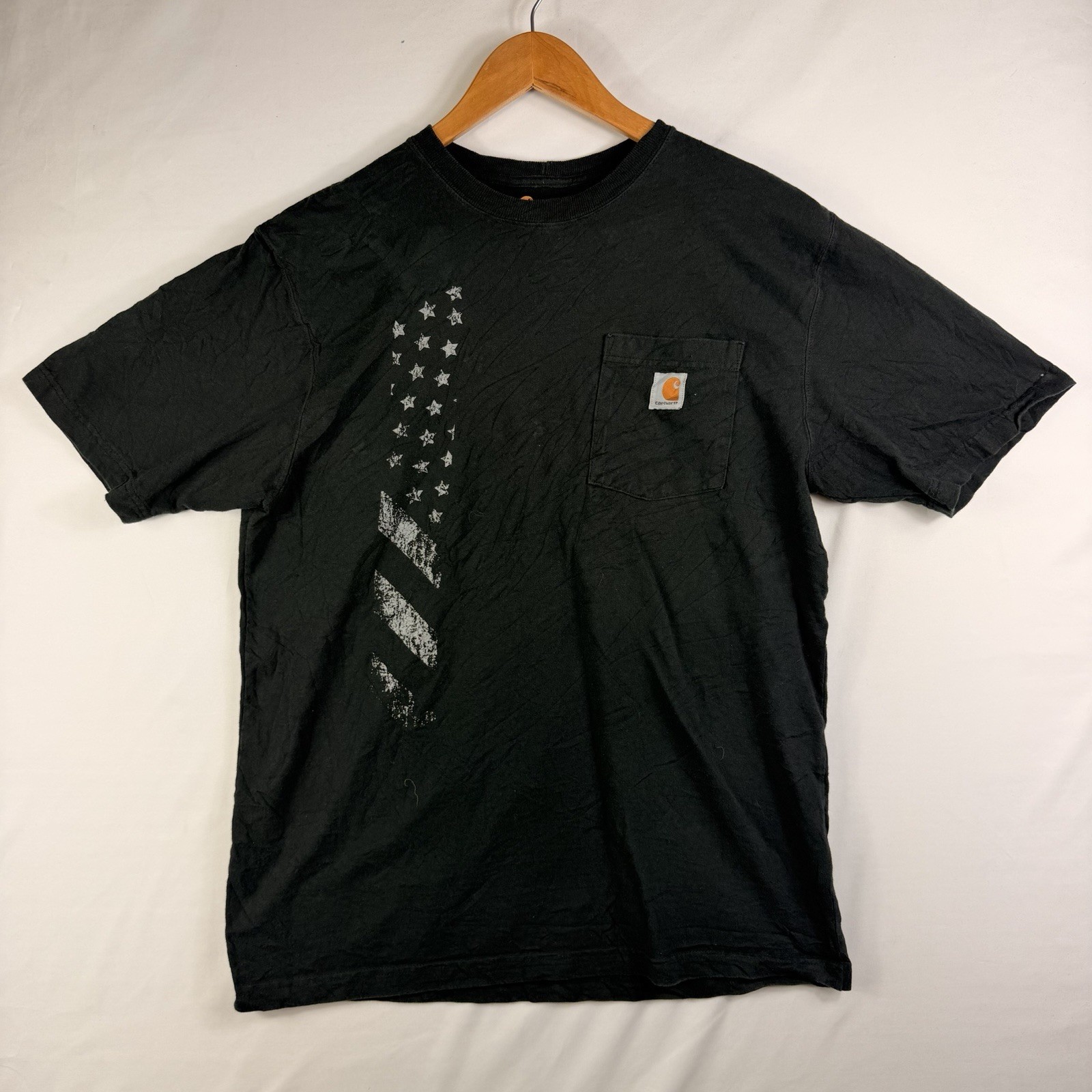 Carhartt T-Shirt Men’s M Original Fit Black Short Sleeve Pocket Tee