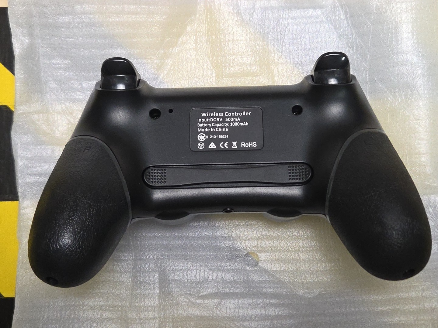 Wireless Controller for PS4, Wired P-4 Pro Controller with Paddles, Black P-4