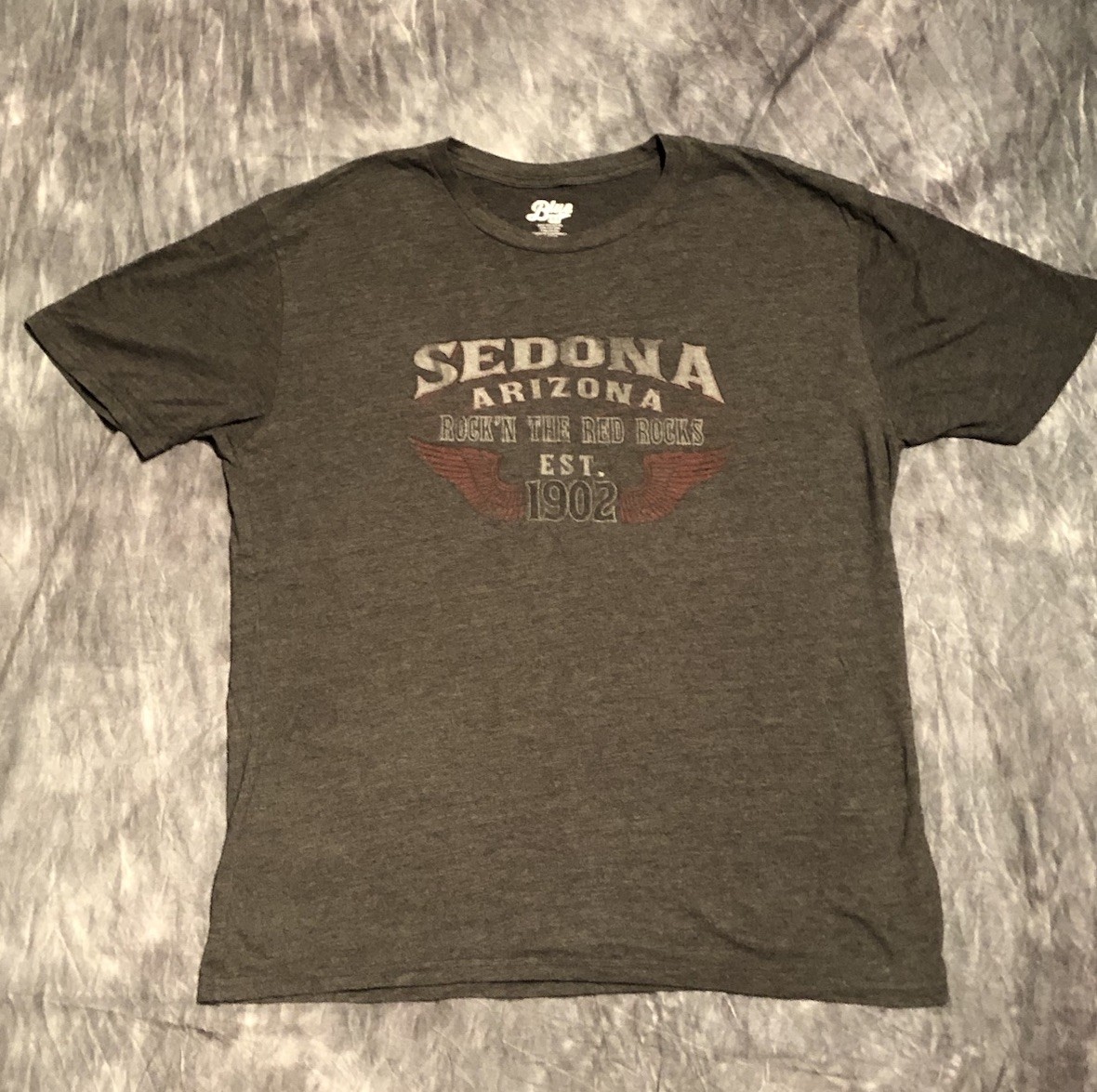 Sedona Arizona Est. 1902 TShirt Gray Cotton Blend VG Size XL gallery