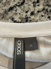 Men’s ASOS Medium Metallic Gold Striped T Shirt