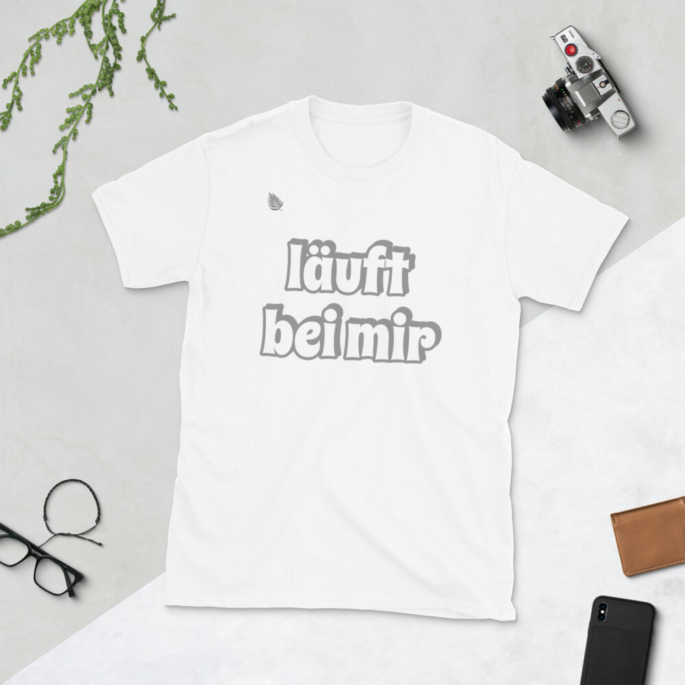 Kurzarm Unisex T-Shirt läuft bei mir gallery
