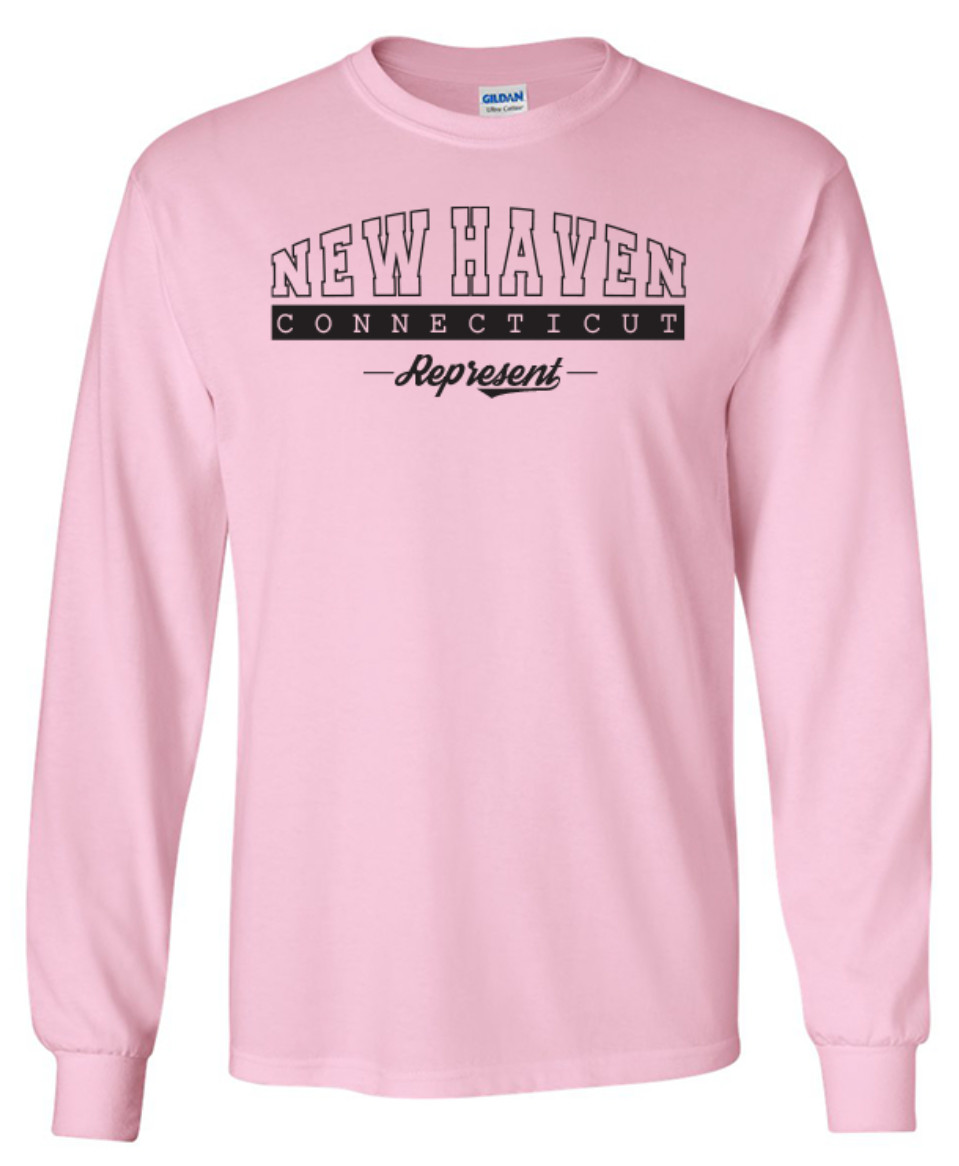 New Haven Connecticut State T-Shirt Long Sleeve Graphic Tees Unisex Apparel Text gallery