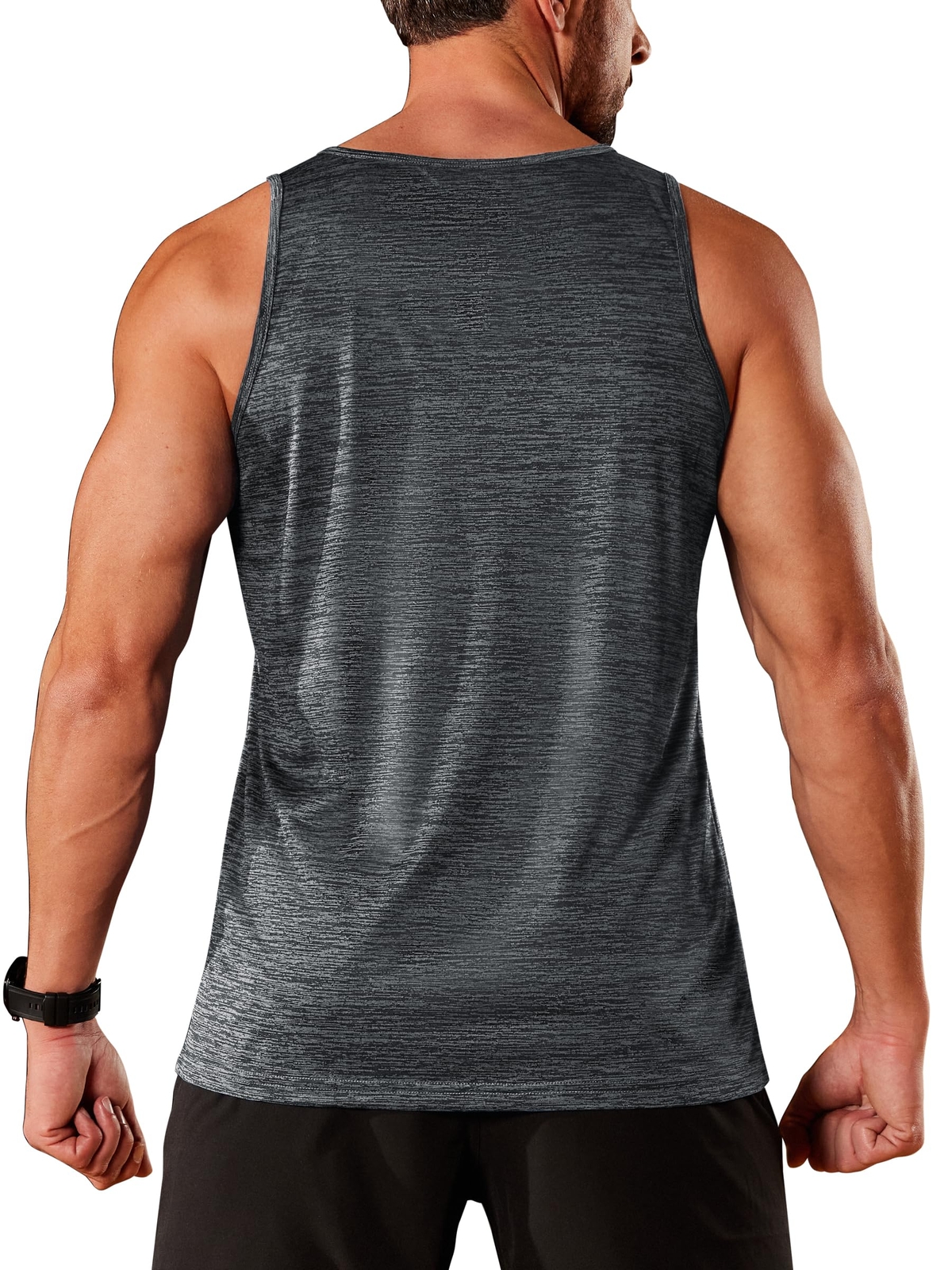 Mens Gym Tank Shirts Sleeveless Muscle Top Quick Dry Workout Fitness Sports Vest gallery
