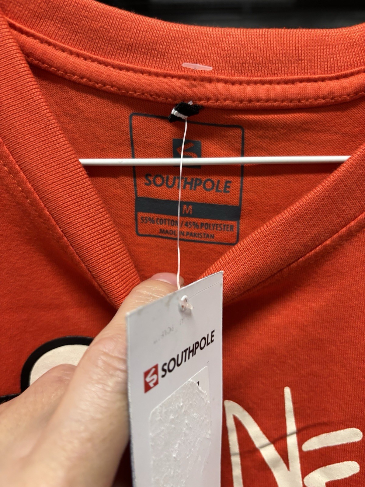 Southpole T Shirt Huggie Bear NWT Size Sm New Legend Msrp $47 Orange & Cream Y2K gallery