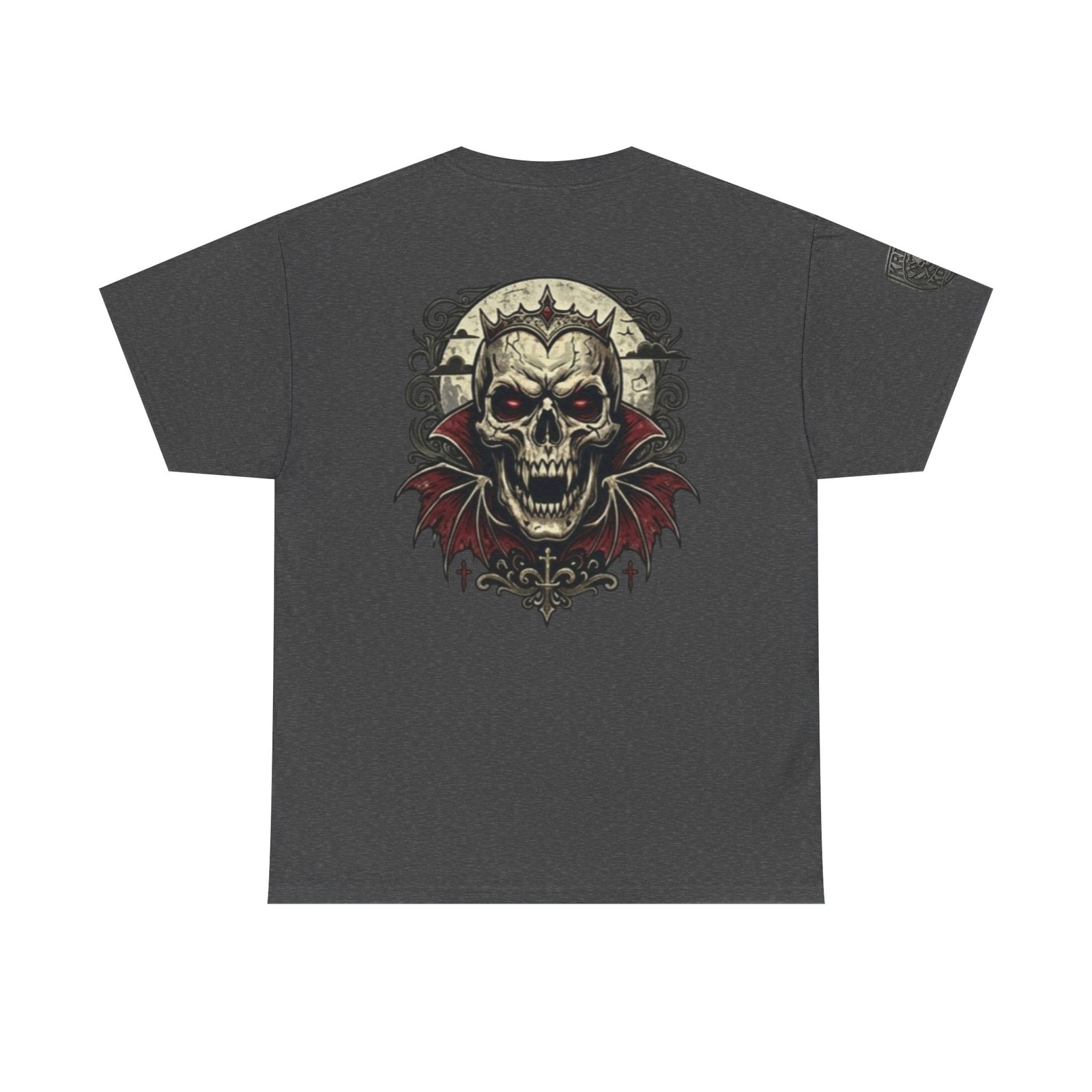 KREEP KORP Vampire Skull Crown T-Shirt | Gothic Horror Tee gallery