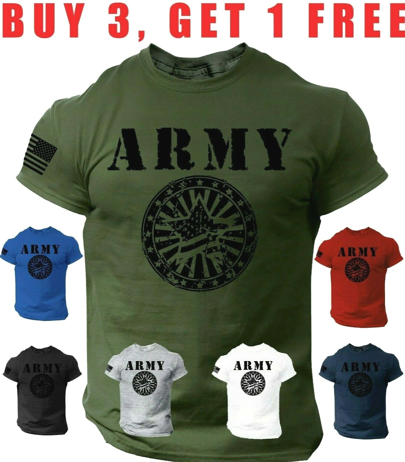 US Army T-Shirt Military Shirt USA Army Tee gallery