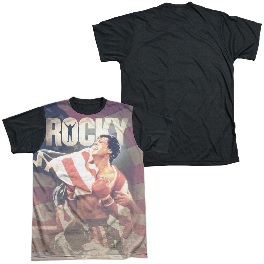 Rocky American Dreams Adult Halloween Costume T Shirt (Black Back), S-3XL gallery
