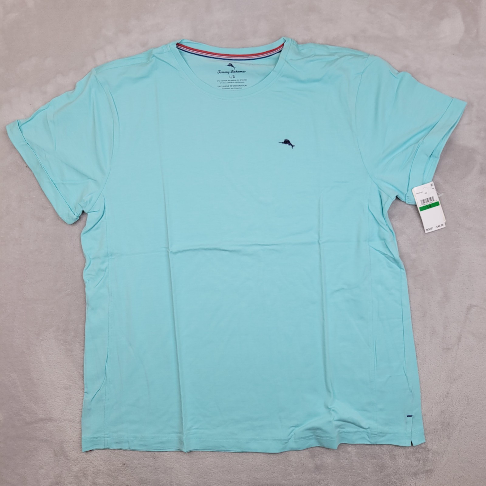 Tommy Bahama T Shirt Men Tech Stretch Basic Marlin Short Sleeve Tee Small - XL gallery