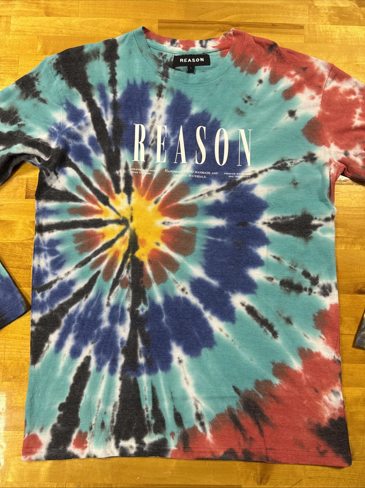 Reason Brand Men's L Long Sleeve T-Shirt Multicolor Cotton/Poly Blend NWT gallery