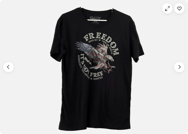 Galt Men's Short Sleeve Graphic Tee(Black, -Large) NWOT gallery