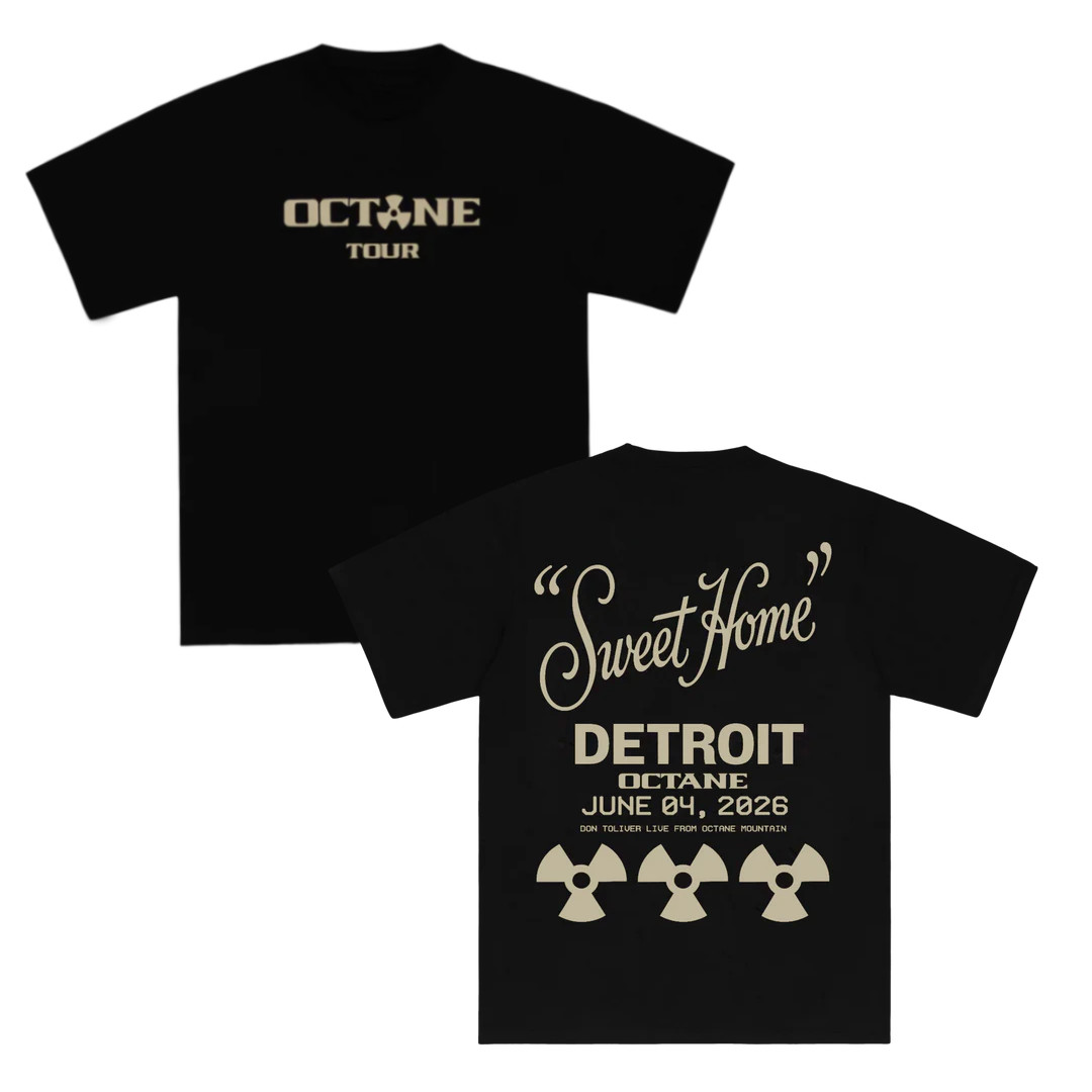 Don Toliver Merch - Octane "Sweet Home" Detroit On June 04, 2026 T-Shirt gallery