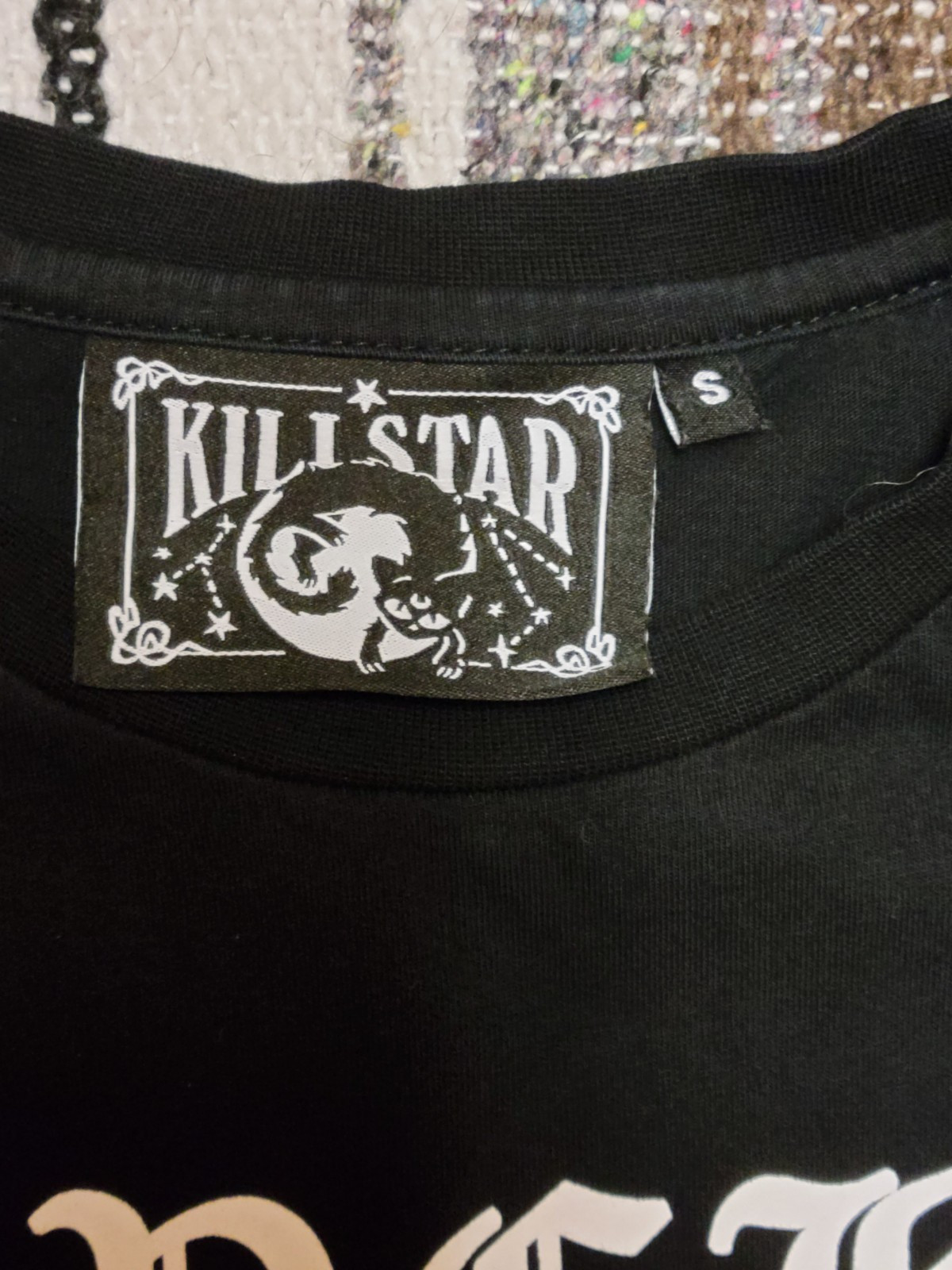 Killstar Black T-Shirt Psychedelic Life Destiny & Death Men's Size Small gallery
