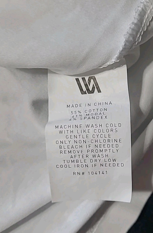 VRST Men's Essential Pocket Tee Size Small- White gallery