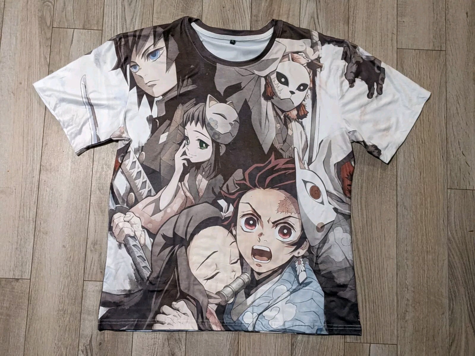 Adults Demon Slayer Full Cast T-Shirt S, M, XL ANIME All Over Print gallery