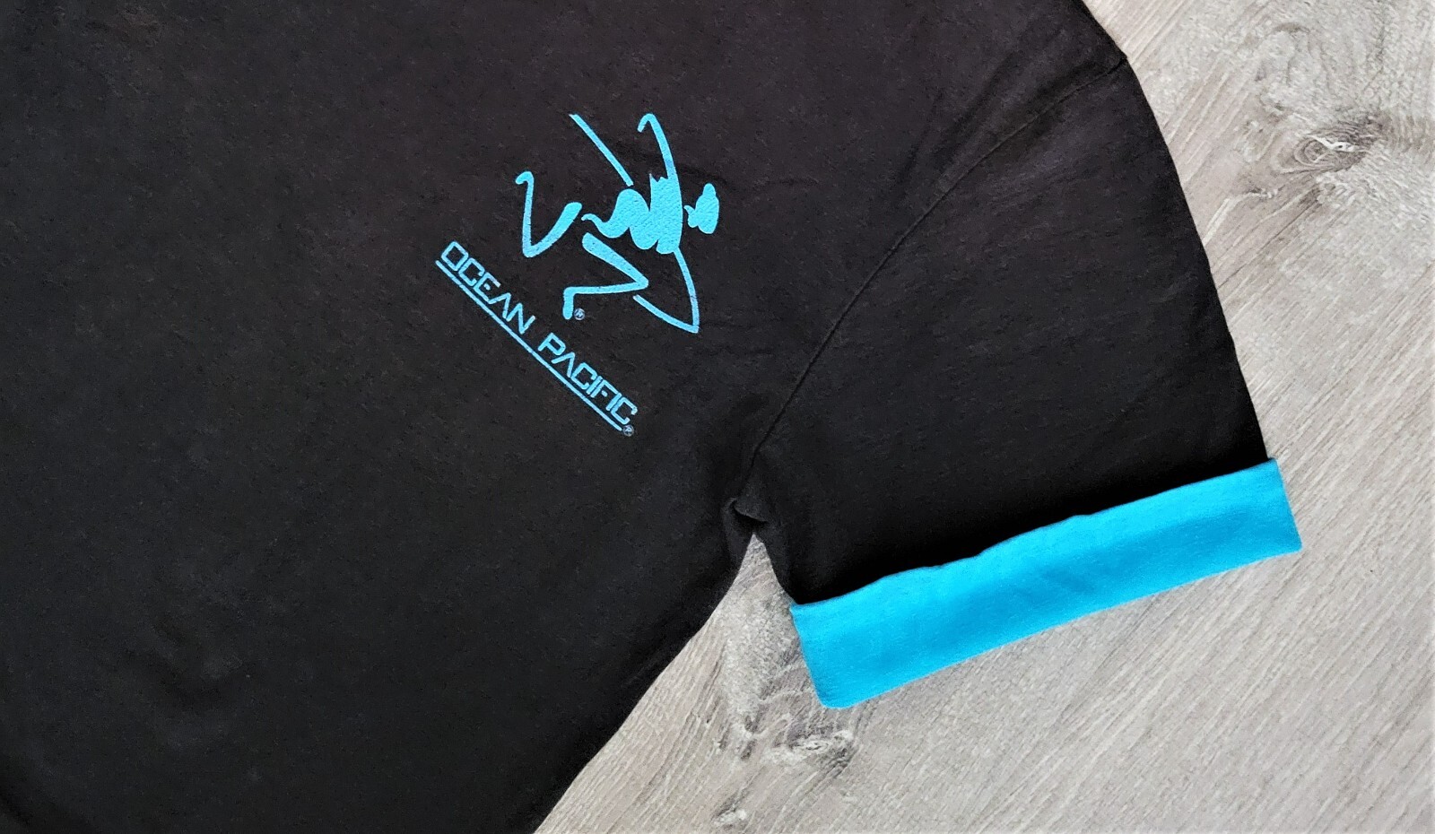 Vintage 80s Ocean Pacific T Shirt Vtg 1989 Psychedelic Surf Skate OP Tee USA S gallery