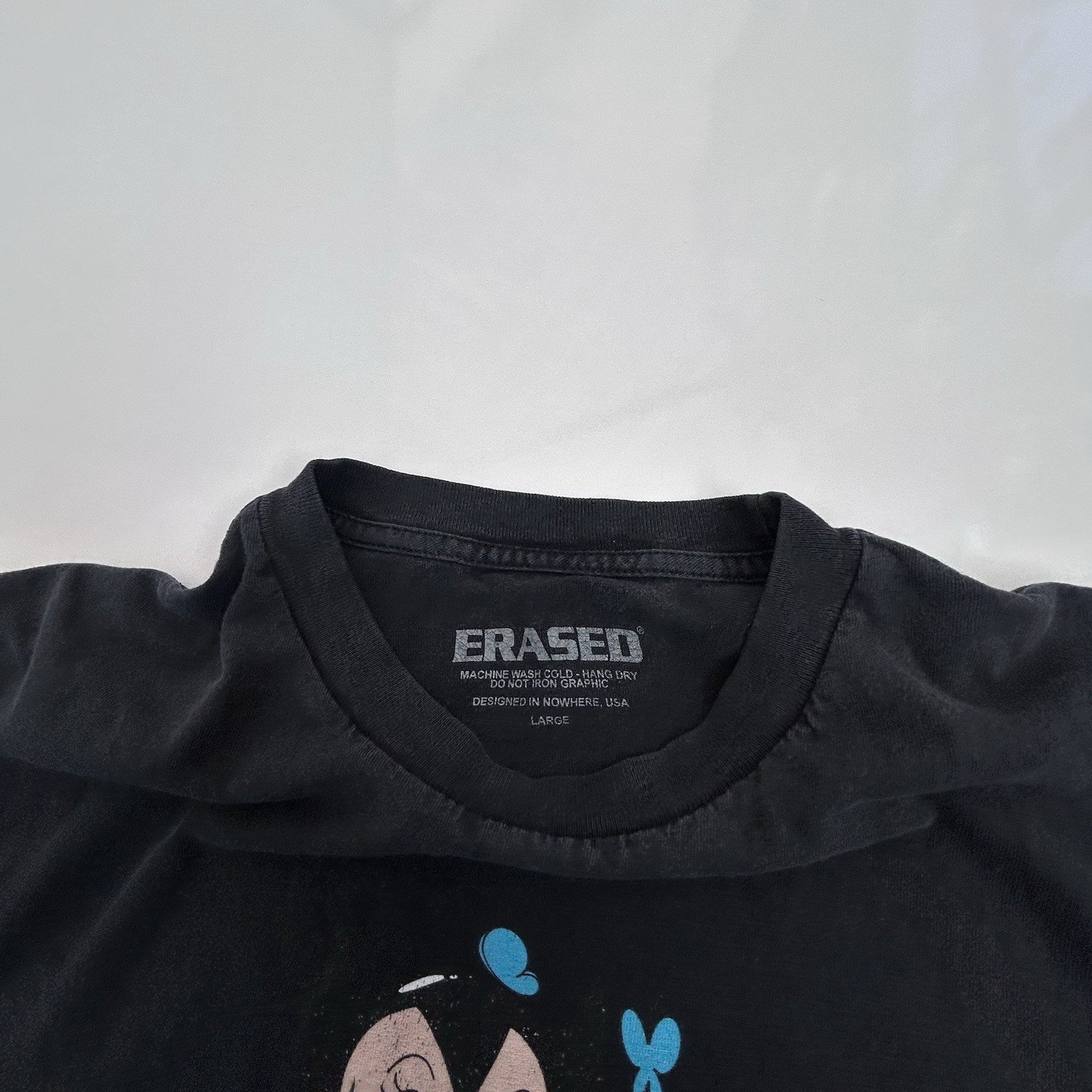 Erased Astro Boy Anime Astro Girl Black Graphic T Shirt Men’s Large Licensed gallery