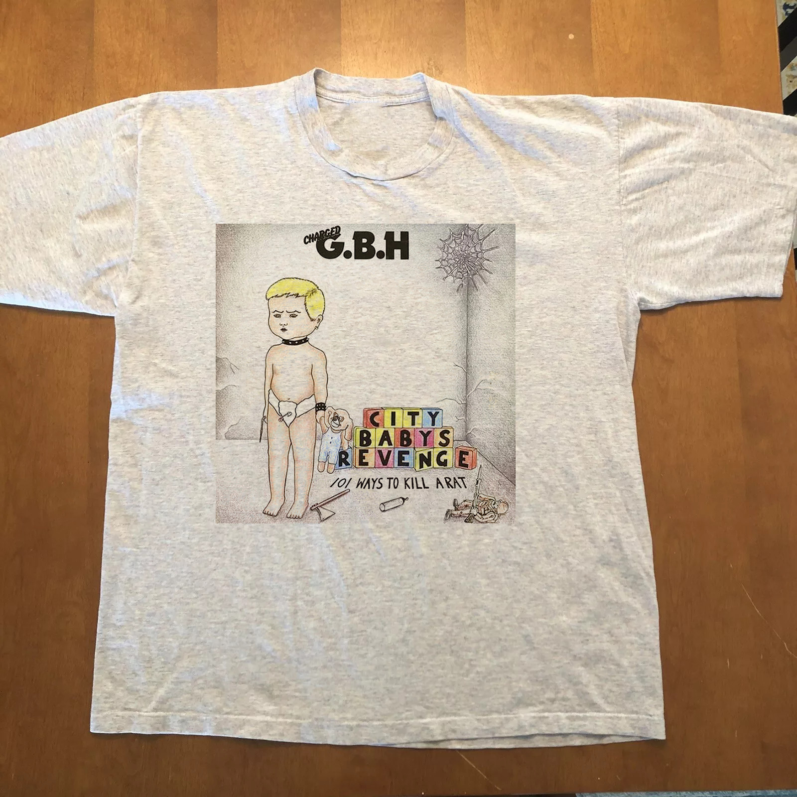 Charged GBH Band G.B.H CITY BABYS REVENGE T Shirt All sizes S-5XL