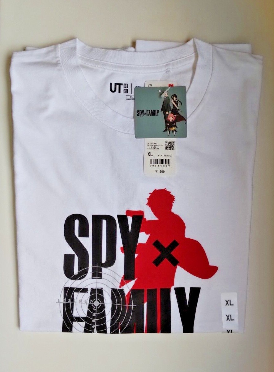 SPY x FAMILY Uniqlo T-shirt White – Japan Size – NEW!!